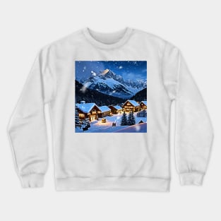 Alpine Christmas Village Crewneck Sweatshirt